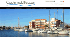 Desktop Screenshot of capimmobilier.com